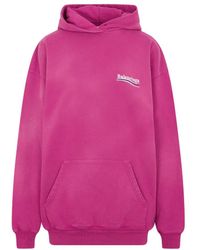 Balenciaga - Political Campaign Medium Fit Hoodie - Lyst