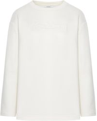 Max Mara - Berma Crewneck Long-Sleeved Sweatshirt - Lyst