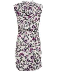 Isabel Marant - Bemaya Floral Silk-Blend Minidress - Lyst