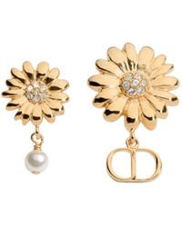 Dior - Cd Multi Flowers Earrings - Lyst