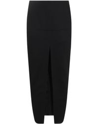 Rick Owens - Front-Slit Pencil Skirt - Lyst