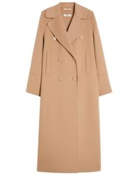 Max Mara - 'S Custodi Double-Breasted Long-Sleeved Coat - Lyst