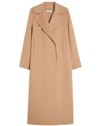 Max Mara - 'S Custodi Double-Breasted Long-Sleeved Coat - Lyst