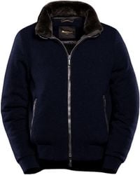 Moorer - Bellati Zip-Up Bomber Jacket - Lyst