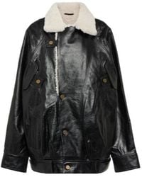 Dodo Bar Or - Menash Shearling-Lined Leather Jacket - Lyst