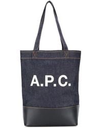 A.P.C. - Axelle Tote Bag - Lyst