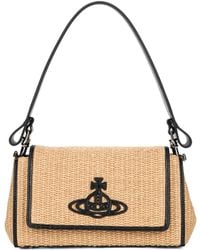 Vivienne Westwood - Woven Flap Shoulder Bag - Lyst