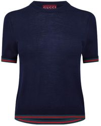 Gucci - Crew Neck Knitted Jumper - Lyst