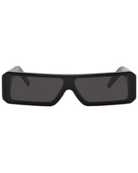 Rick Owens - Rectangular Frame Sunglasses - Lyst