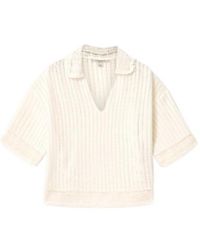 AllSaints - Elma Crochet-Knit Top - Lyst