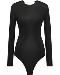 Saint Laurent - Cassandre Backless Bodysuit - Lyst