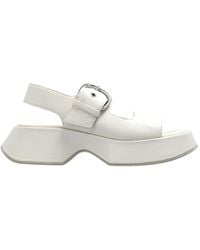Vic Matié - Platform Buckle Heeled Sandals - Lyst