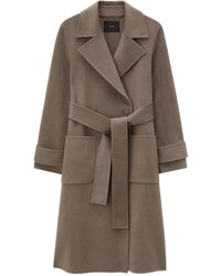 JOSEPH - Belted Wrap Coat - Lyst