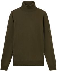 Stone Island - Regular-Fit Turtleneck Jumper With Ribbed Trims - Lyst