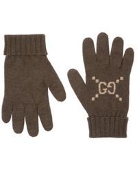 Gucci - Gg Jacquard Gloves - Lyst