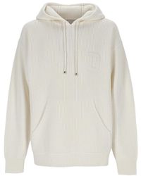 Drole de Monsieur - Logo Hooded Sweater - Lyst