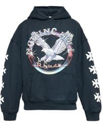 Rhude - Eagle Graphic Logo Printed Hoodie - Lyst