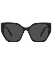 Prada - Eyewear Cat-Eye Frame Sunglasses - Lyst