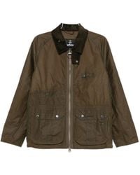 Barbour - Corduroy-Collar Zip-Fastening Jacket - Lyst