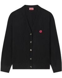 KENZO - 'Boke Flower' Embroidered Cardigan - Lyst