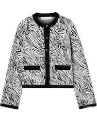 Proenza Schouler - Amina Jacquard Knit Cardigan - Lyst