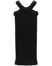 Alexander Wang - Ruffled Trim Sleeveless Dress - Lyst