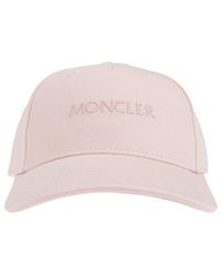 Moncler - Logo Embroidered Baseball Cap - Lyst