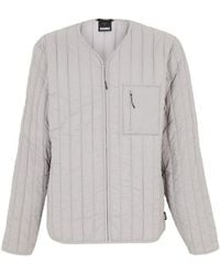 Rains - Quilted Long-Sleeved Casual Jacket - Lyst