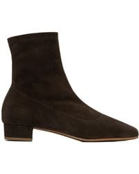 BY FAR - Este Suede Ankle Boots - Lyst