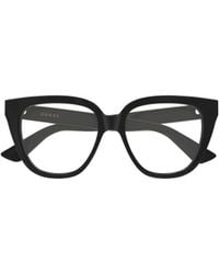 Gucci - Geometric Full-Rim Eyeglasses - Lyst