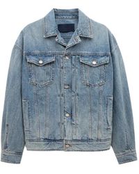 Juun.J - Long-Sleeve Denim Jacket - Lyst