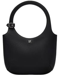 Courreges - Courrèges Holy Logo Plaque Shoulder Bag - Lyst