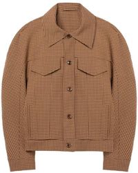 Séfr - Matthieu Checked Shirt Jacket - Lyst