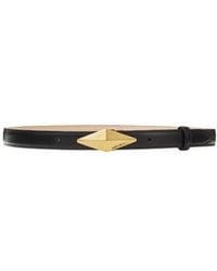 Jimmy Choo - Diamond Clasp Belt Series Buckle Belt - Lyst