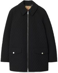 Burberry - Quilted Zip-Up Jacket - Lyst