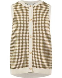Varley - Button-Front Knit Vest - Lyst