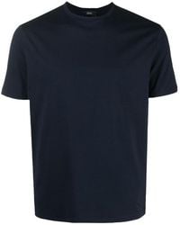 Herno - Plain Crew-Neck T-Shirt - Lyst