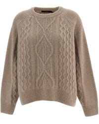 arch4 - Delilah Cable-Knit Cashmere Sweater - Lyst