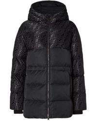 Fendi - Ff Jacquard Ff Technical Fabric Down Jacket - Lyst
