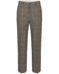 Gucci - Logo-Patch Tailored Trousers - Lyst