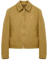 McQueen - Skull Embroidered Shirt Jacket - Lyst