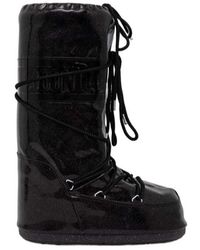 Moon Boot - Icon Glitter Padded Snow Boots - Lyst