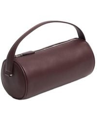The Row - Round 90S Silk Leather Top Handle Bag - Lyst