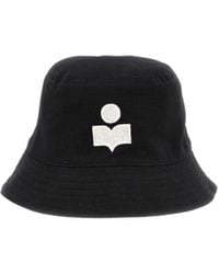Isabel Marant - Logo Embroidered Narrow Brim Bucket Hat - Lyst