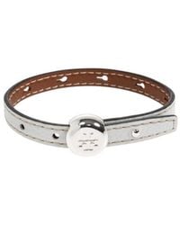 Tory Burch - Icon Leather Bracelet - Lyst