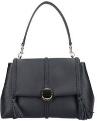Chloé - Chloé Penelope Braid Detailed Medium Shoulder Bag - Lyst