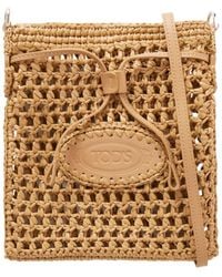 Tod's - Woven Logo Strap Tote Bag - Lyst