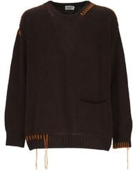 AMISH - Crew-Neck Sweater - Lyst