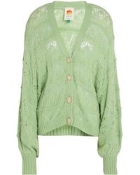 FARM Rio - Solid Color Knit Cardigan - Lyst