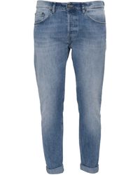 Dondup - Denim Trousers With Belt Loops - Lyst